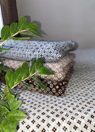 Велюрове покривало брендове  200х230 | мягкое стёганное велюровое покрывало на евро размер 200х230  |