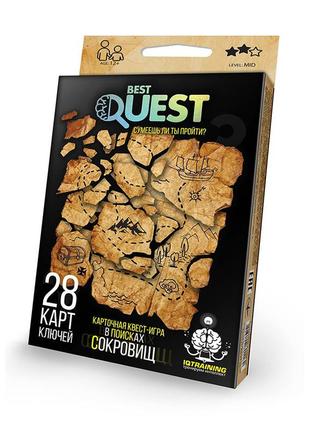 Настольная игра, карточная,  "best quest"  на украинском языке, в коробке 9х13 см