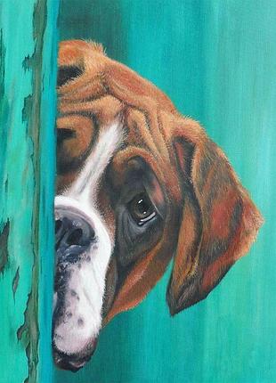 Алмазна вишивка "милий песик", повне викладення, мозаїка 5d, набори 30х40 см