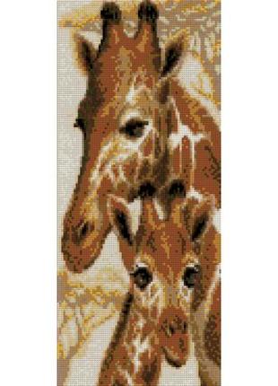 Алмазная вышивка "жираф с детенышем " тигр лев леопард жираф полная выкладка мозаика 5d наборы 53x26