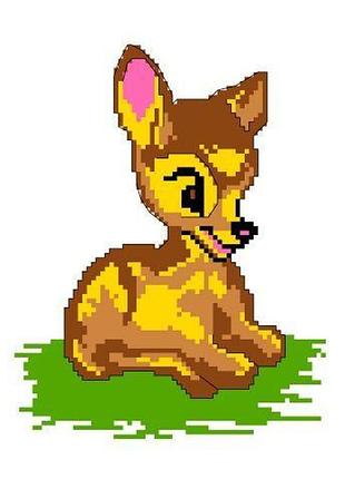 Набір для вишивання нитками хрестом "оленя" осінь полювання березова гай нитки муліне голка канва з малюнком