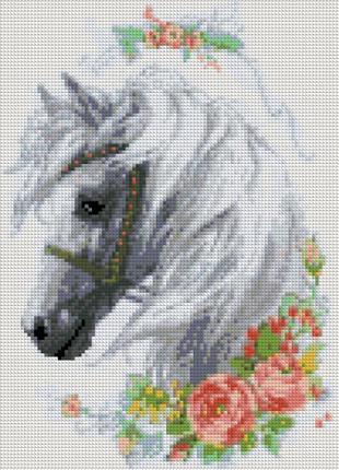 Алмазна вишивка " красуня конячка " упряжка любов воля повна викладка зашивка мозаїка 5d набори 30х40 см1 фото