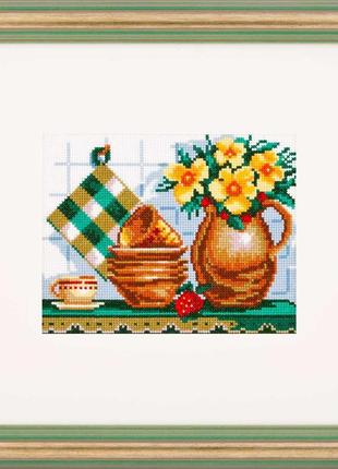 Набір для вишивання хрестиком «прихватки» aida madeira zweigart муліне 13х18 см