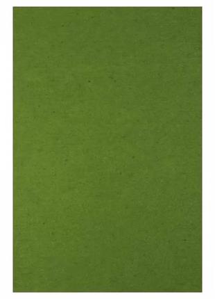 Фетр листовий (поліестер) " темно оливковий " 20х30 см, а4 170 г/м2, творчість, рукоділля