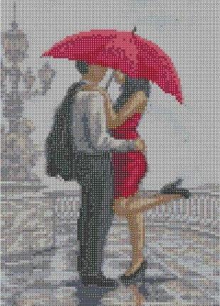 Алмазная вышивка "сладкая парочка в лондоне " зонтики люди стихия, полная выкладка, мозаика 5d наборы 31x41 см