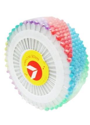 Шпилька 30 мм 40 штук кольорова булавка кравецька з кулькою josef otten