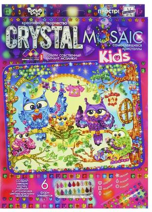 Набір вишивки алмазної мозаїки crystal mosaic kids мозаїка 5d 28х22 см мозаїка з кристалів1 фото