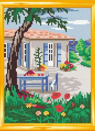 Набір для вишивання хрестиком спекотний полудень zweigart madeira муліне 18х24 см