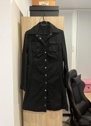 Чорна сукня рубашка berlin blacky dress