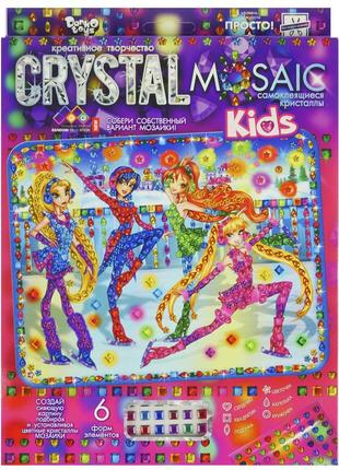 Набор алмазной мозаики вышивки crystal mosaic kids мозаика 5d 28х22 см мозаика из кристаллов