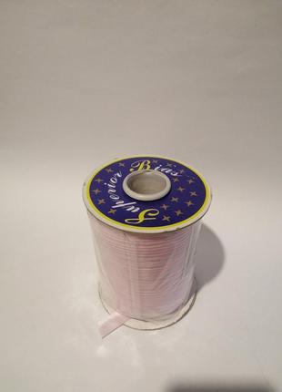 Бейка атласна світло-рожева 15 мм