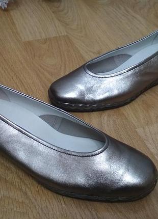 Серебряние  туфли  туфлі gabor 38р