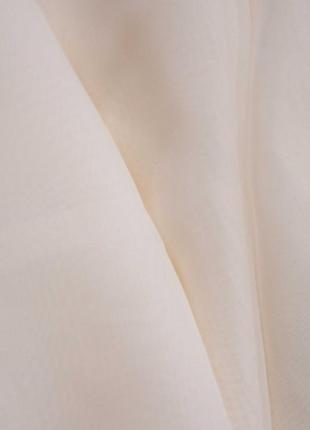 Тюль шифон кремовий №т1-8