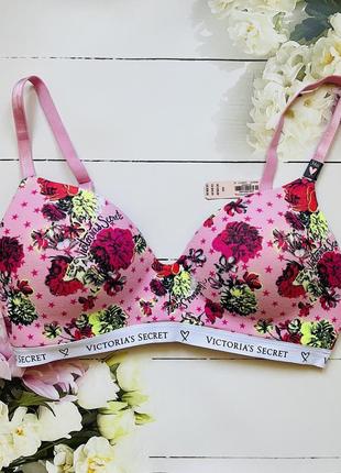 Коттоновый лиф без косточек 34д victoria secret. оригинал