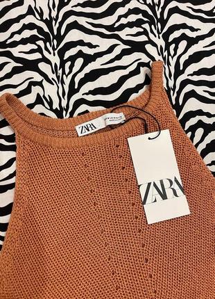 В’язана майка zara2 фото