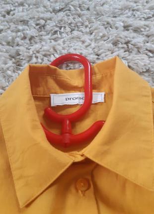 Стильная хлопковая блуза/рубашка  оверсайз, promod, p. 36-408 фото