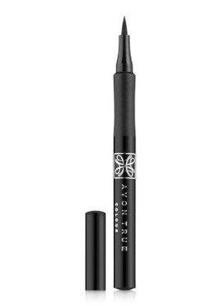 Подводка фломастер, маркер для глаз avon super definition liner, черная, 1 мл