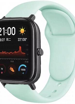 Браслет/решок для годинника xiaomi amazfit bip/xiaomi amazfit gts light blue