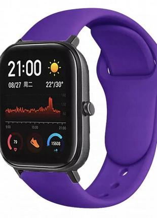 Браслет/решок для годинника xiaomi amazfit bip/xiaomi amazfit gts purple