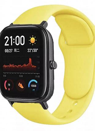 Браслет / ремешок для часов xiaomi amazfit bip / xiaomi amazfit gts yellow