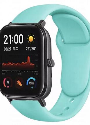 Браслет/решок для годинника xiaomi amazfit bip/xiaomi amazfit gts blue sea