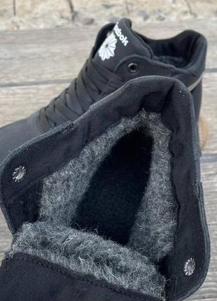 Шкіряні зимові черевики reebok, чоловічі. мужские ботинки, зимние2 фото