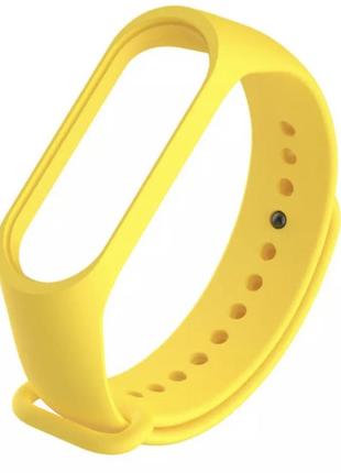 Браслет / ремешок для фитнес-трекер / смарт часы mi band 3 / 4 желтый