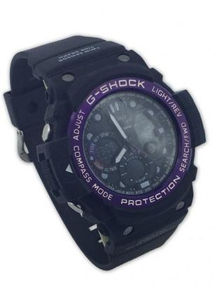 Годинник casio g-shock cgs-015 black/violet1 фото