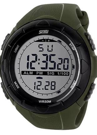 Спортивне часы skmei 1025 army green