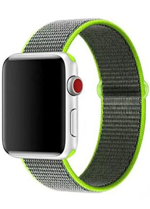 Нейлоновий браслет / нейлоновий ремінець для apple watch 38mm / 40mm1 фото