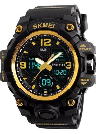 Спортивные часы skmei 1155b black_gold