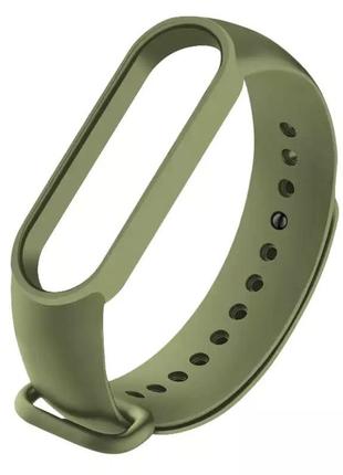 Браслет/ремінець для фітнес-трекер смарт-годинника mi band 5 зелений хакі