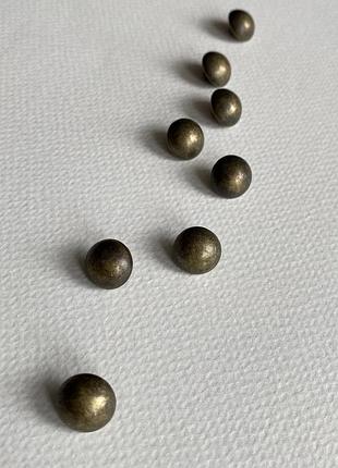 Пуговица джинс оливка 12мм металл