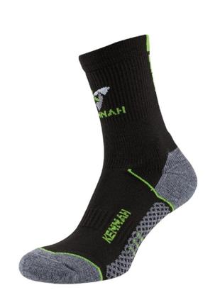 Шкарпетки чоловічі спортивні компресійні мультиспорт, kennah, чорний