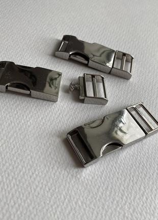 Пряжка механическая стандарт 18 \ 55мм металлическая
