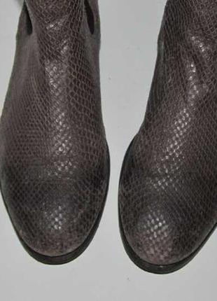 Billi bi _стильные ботинки челси_змеиная кожа 25см качество