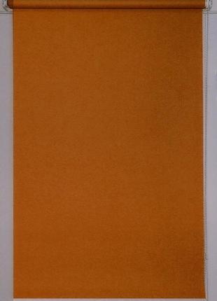 Рулонная штора а-073 оранжевый 500*1500