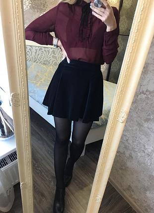 Блузка с бантом на шее 3