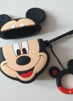 Силіконовий футляр чехол disney для навушників air pods.