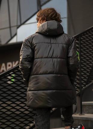Стильна підліткова зимова куртка3 фото