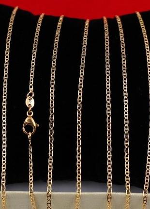 Ланцюг xuping jewelry око пантери 45 см 1,5 мм золотистий