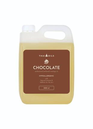 Професійна кокосова олія «thai oils» chocolate 3000 ml1 фото