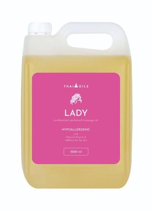 Профессиональное кокосовое массажное масло «thai oils» «lady» 5000 ml