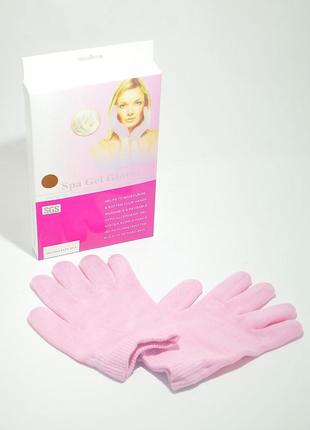 Зволожуючі гелеві рукавички spa gel gloves2 фото