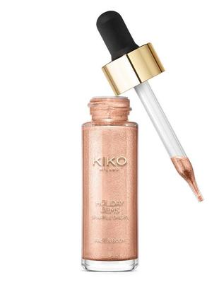 Хайлайтер kiko milano holiday gems sparkle drops 01 catching stars