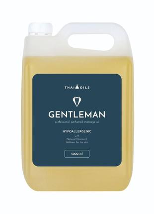 Професійне кокосове масажне масло «thai oils» «gentleman» 5000 ml1 фото