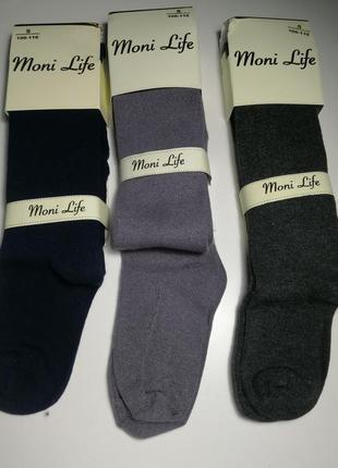 Детские колготки однотон для мальчиков. колготы детские тонкие демисезонные 4,5,6 лет, 106-116см.турция