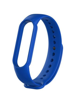 Силиконовый ремешок mrk для фитнес браслета xiaomi mi band 6/5 ярко-синий (33) (mrk3130)
