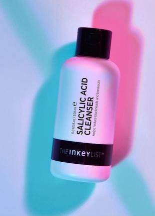 Гель для умывания с салициловой кислотой 2% и цинком the inkey list salicylic acid cleanser2 фото