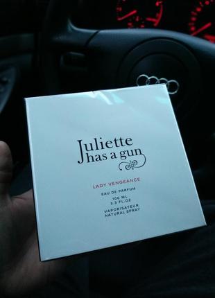 ‼️женская 👩 парфюмированная вода ♠️ juliette has a gun lady vengeance ♠️ 100 ml женская парфюмированная вода